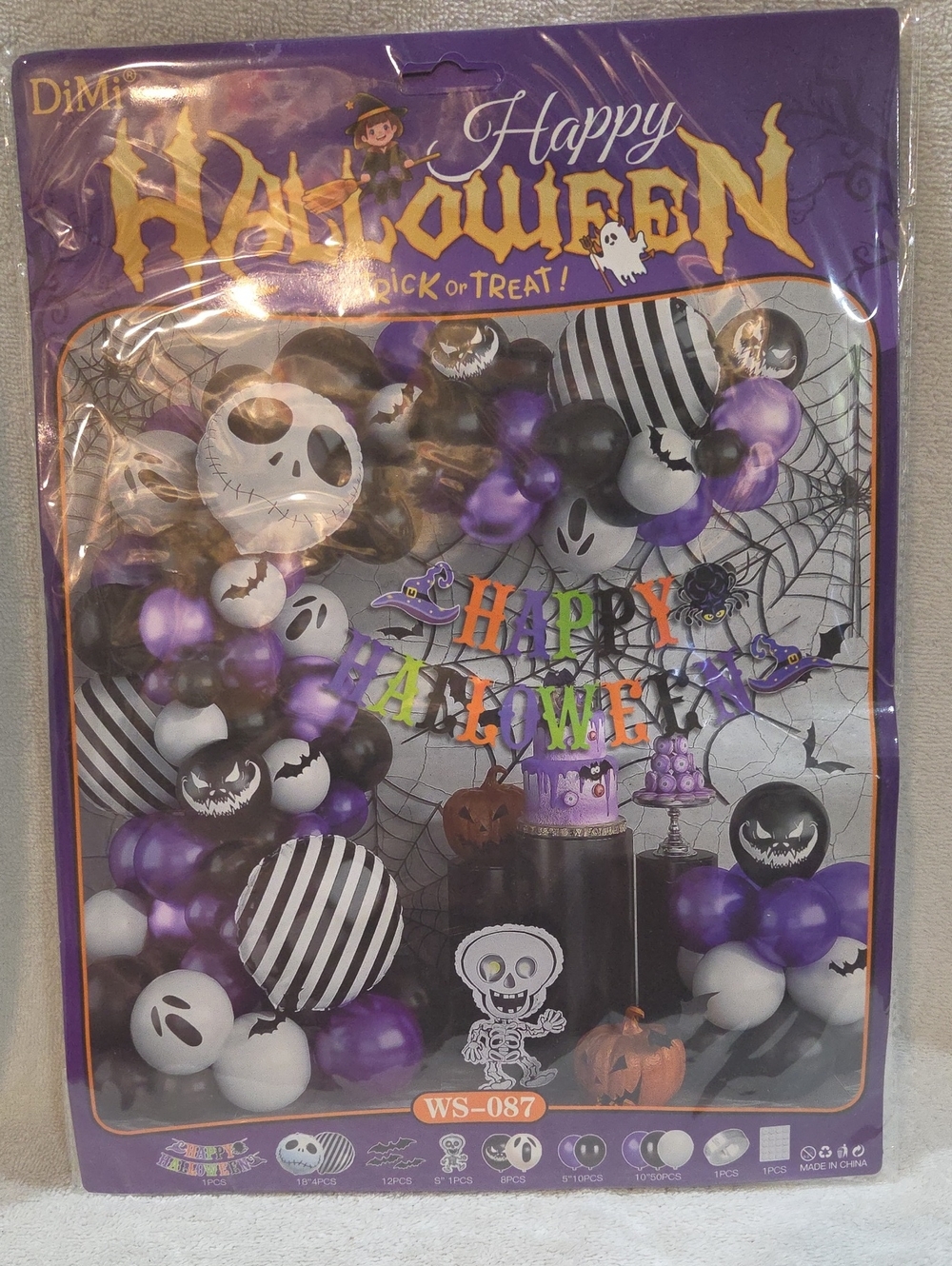 HALLOWEEN BALLOON & PARTY DECORATIONS KIT